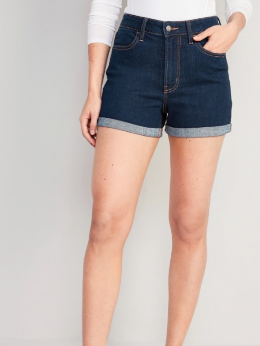Old Navy high waisted wow jean shorts size 16